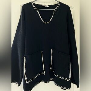 *Final Sale* Zara relaxed fit sweater Sz Large